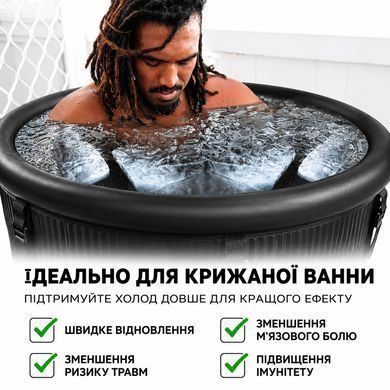 Силиконовая форма для большого льда для ледяных ванн 1,1 кг (2 шт) фото