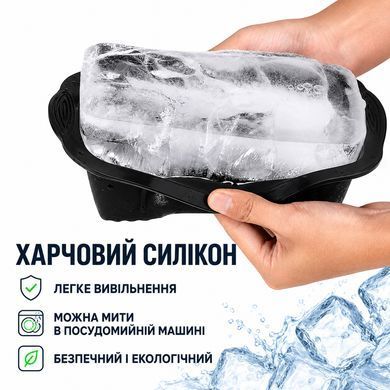Силиконовая форма для большого льда для ледяных ванн 1,1 кг (2 шт) фото