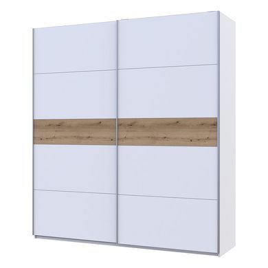 Шкаф-купе двухдверный Doros G-Caiser 220х60х240 см Белый/Дуб евок