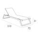 Комплект із 2 шезлонгів Siesta Tropic + Стіл Siesta Ocean Side Table Біло-бежевий фото 8
