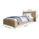 Полуторне ліжко LION Краш Лілі 02 велюр (Бежевий) 120х200 см