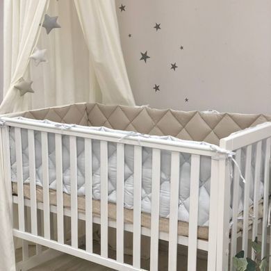 Комплект Baby Mix Серо &ndash; бежевые сердца