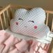 Подушка декор Хмаринка Minky рожеві щічки