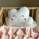 Подушка декор Хмаринка Minky рожеві щічки