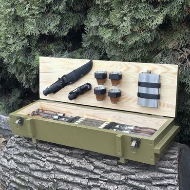 Подарунковий набір Мілітарі оливковий фото