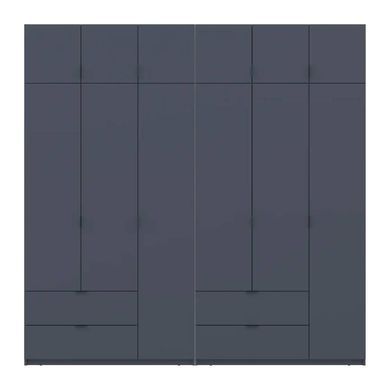 Шафа для одягу Doros Лукас Графіт 3+3 ДСП 240х50х240 DRS-011693 (42005109)