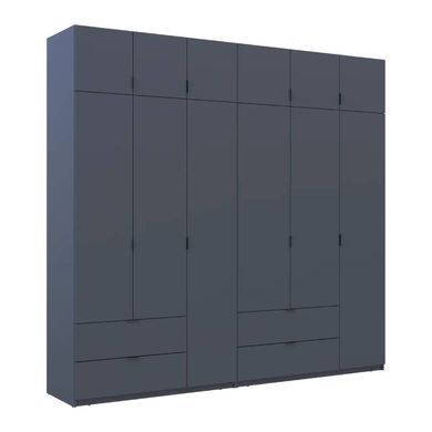 Шафа для одягу Doros Лукас Графіт 3+3 ДСП 255х50х240 DRS-011694 (42005113)