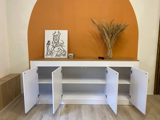 Великий комод LION Ларрі-1 Нiмфея альба/Бетон Style