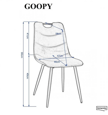 Стілець GOOPY чорний