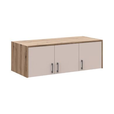 Антресоль Doros Ронді Дуб Артизан/Кашемір 3 ДСП 121х52х41 DRS-011602 (80737823)