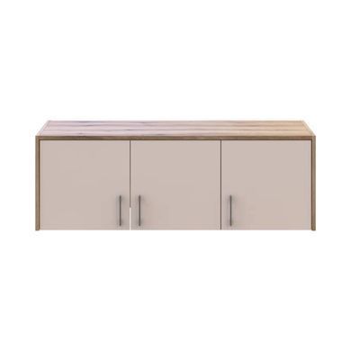 Антресоль Doros Ронді Дуб Артизан/Кашемір 3 ДСП 121х52х41 DRS-011602 (80737823)
