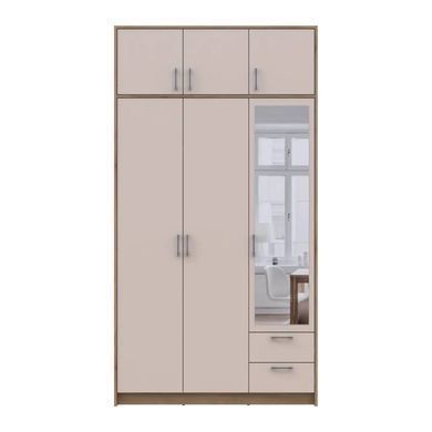 Антресоль Doros Ронді Дуб Артизан/Кашемір 3 ДСП 121х52х41 DRS-011602 (80737823)