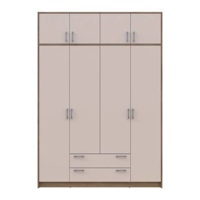 Антресоль Doros Ронді Дуб Артизан/Кашемір 4 ДСП 160х52х41 DRS-011601 (80737833)