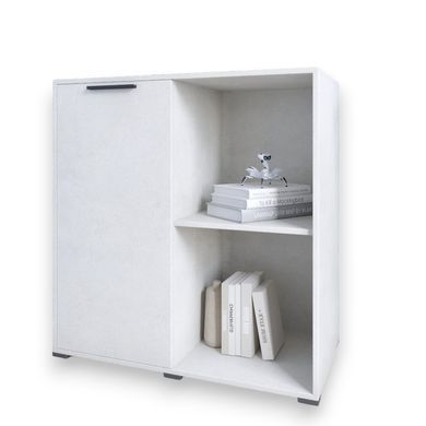 Тумба однодверна LION Краш 82x43x86 см Бетон style