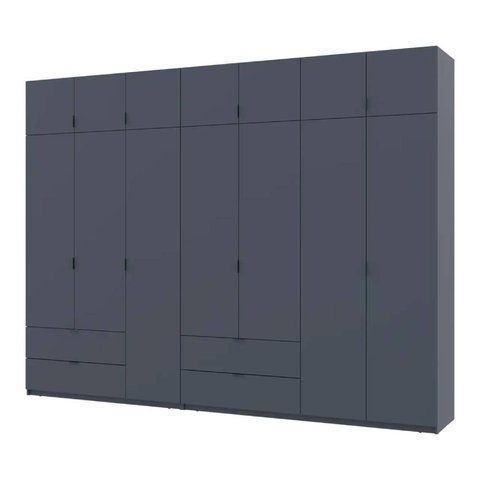 Шафа для одягу Doros Лукас Графіт 3+4 ДСП 280х50х240 DRS-011696 (42005121)