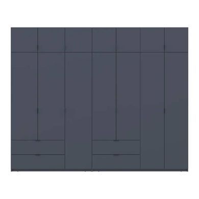 Шафа для одягу Doros Лукас Графіт 3+4 ДСП 295х50х240 DRS-011697 (42005125)