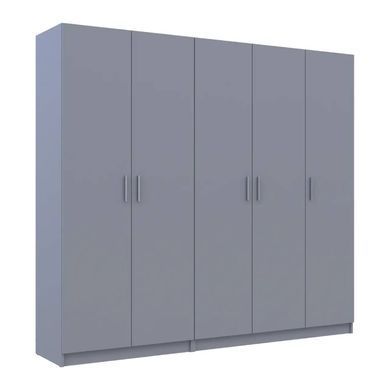 Шафа для одягу Doros Промо Сірий 2+3 ДСП 225х48х204 DRS-011628 (80737767)