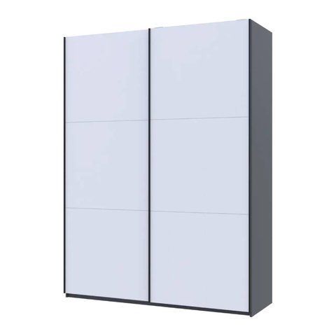 Шафа-купе Doros G-Caiser Графіт/Білий 2 ДСП / 3 частини 180х60х240 DRS-011729 (44900262)