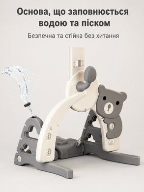 Дитячий спортивний центр 4в1 Terrio "Tiny" з баскетболом, футболом, гольфом та кільцями фото
