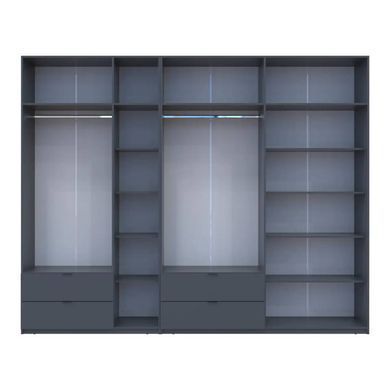 Шафа для одягу Doros Лукас Графіт 3+4 ДСП 300х50х240 DRS-011698 (42005133)