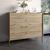 Комод с 4 ящиками LION Wood с золотыми ножками 100х90х45 см Дуб Аппалачи