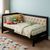 Односпальная деревянная кровать Mebigrand Лиза М3 (левая спинка) Венге/Аляска 93 (Серый) 90x200 см