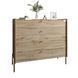 Комод с 4 ящиками LION Wood с золотыми ножками 100х90х45 см Дуб Аппалачи