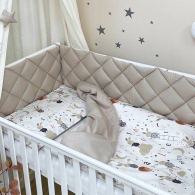 Комплект Baby Mix Зайці на драбинці бежевий