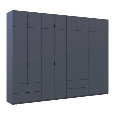 Шафа для одягу Doros Лукас Графіт 4+4 ДСП 320х50х240 DRS-011700 (42005129)