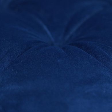 Стілець CHERRY VELVET чорний каркас/синій фото