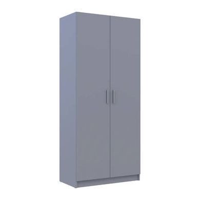 Шафа для одягу Doros Promo з полицями Сірий 2 ДСП 90х48х204 DRS-011632 (80737770)