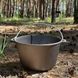 Казан туристичний КТ-10КС чавунний з кришкою-сковородою 10л фото 3