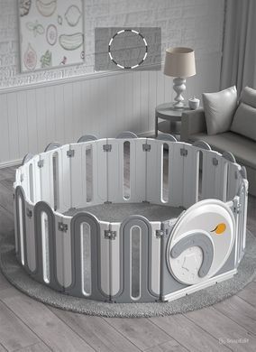 Дитячий манеж Terrio &ldquo;Moony M&rdquo; 185x155, білий