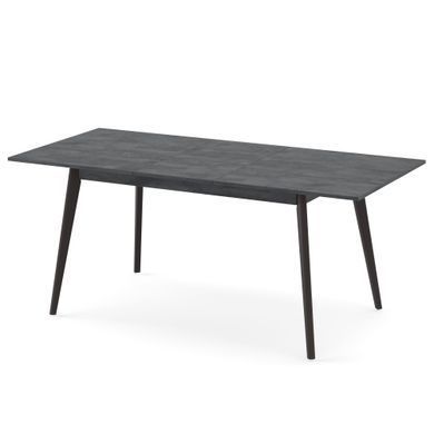 Розкладний стіл БОН 136х78 см вугільний камінь/венге