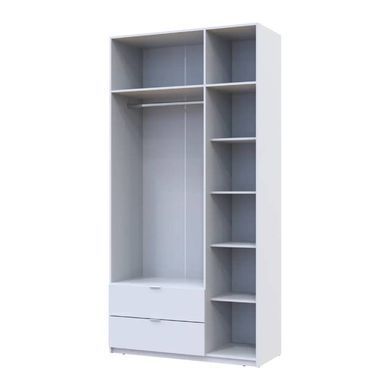 Шафа для одягу Doros Лукас Білий 3ДСП 120х50х240 DRS-011649 (80737796)