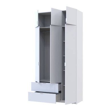 Шафа для одягу Doros Лукас Білий 3ДСП 120х50х240 DRS-011649 (80737796)