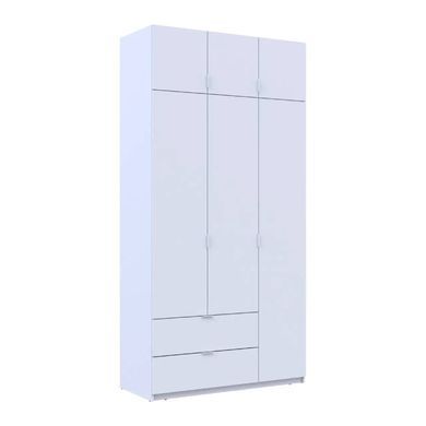 Шафа для одягу Doros Лукас Білий 3ДСП 120х50х240 DRS-011649 (80737796)