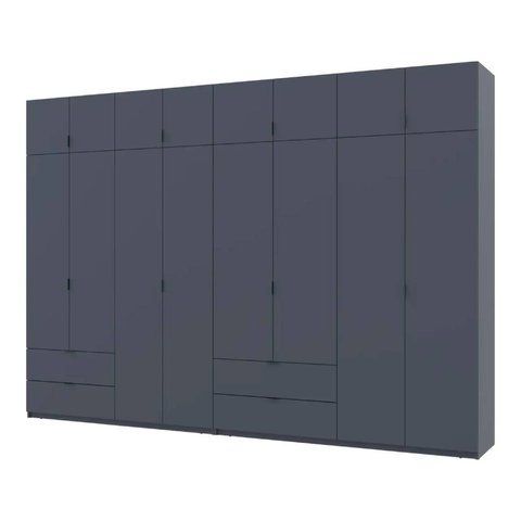 Шафа для одягу Doros Лукас Графіт 4+4 ДСП 340х50х240 DRS-011701 (42005141)