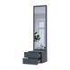 Подвесная тумба с зеркалом Doros Сола Графит / Серый 45х40х168,6 см DRS-011742 (44900342)