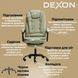 Комп'ютерне крісло до 150кг DEXON OPTIMA з екошкіри зручне посилене офісне крісло керівника директора для кабінету офісу будинку Б фото 3