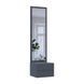 Подвесная тумба с зеркалом Doros Сола Графит / Серый 45х40х168,6 см DRS-011742 (44900342)