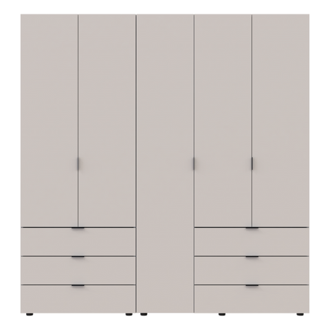 Комплект шаф для одягу Doros Гелар (2 шт.) 193,7х49,5х203,4 см Кашемір