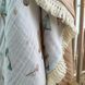 Плед Муслін Жатка з бахромою Іграшки бежевий