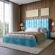 Двуспальная кровать LION Нино 180x200 см SILK 502 Бирюзовый