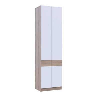 Шафа для одягу Doros Сола Дуб Сонома/Білий 60х40х215 DRS-011745 (44900344)