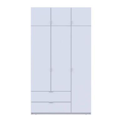 Шафа для одягу Doros Лукас Білий 3ДСП 135х50х240 DRS-011652 (80737800)