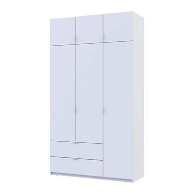 Шафа для одягу Doros Лукас Білий 3ДСП 135х50х240 DRS-011652 (80737800)