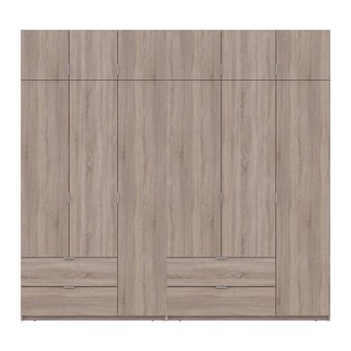 Шафа для одягу Doros Лукас Дуб сонома 3+3 ДСП 255х50х240 DRS-011704 (42005111)