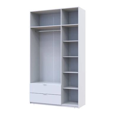 Шафа для одягу Doros Лукас Білий 3ДСП 135х50х240 DRS-011652 (80737800)