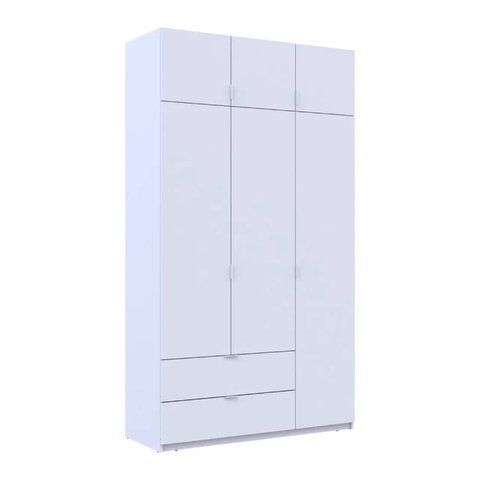 Шафа для одягу Doros Лукас Білий 3ДСП 135х50х240 DRS-011652 (80737800)